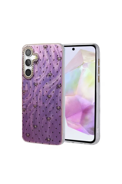Samsung Galaxy A35 5g Kılıf Blade Aynalı Desenli Kapak - Desen 2