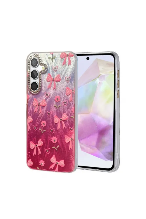 Samsung Galaxy A35 5g Kılıf Blade Aynalı Desenli Kapak - Desen 3