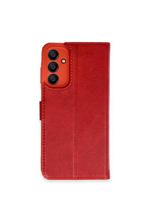 Samsung Galaxy A35 5g Kılıf Trend S Plus Kapaklı Kılıf - Kırmızı