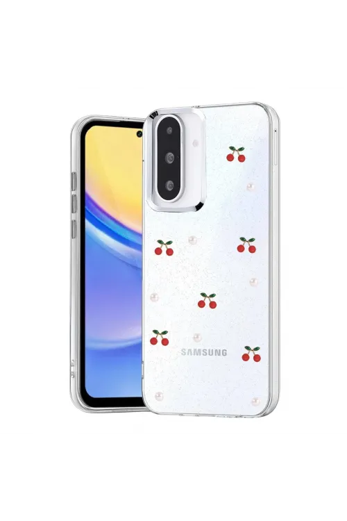 Samsung Galaxy A36 Fiyonk Desenli Kapak - Desen 9