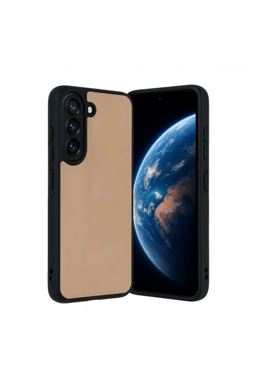Samsung Galaxy A36 Kılıf Aras Deri Kapak - Pudra