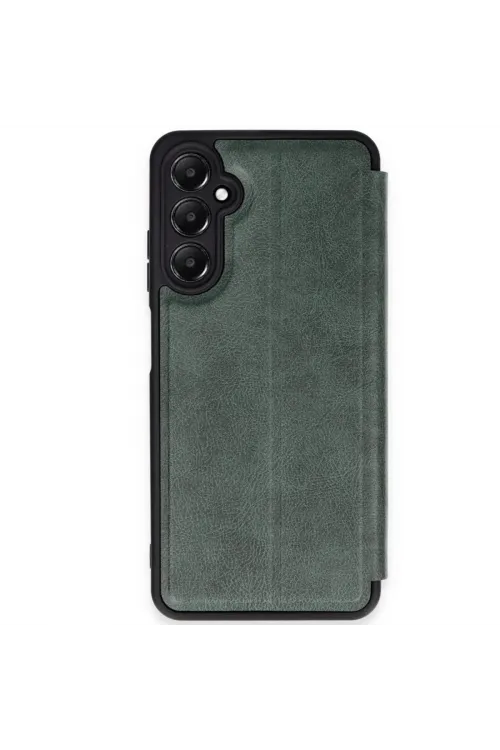 Samsung Galaxy A36 Kılıf Flip Cover - Koyu Yeşil