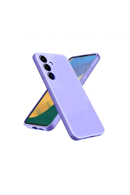 Samsung Galaxy A36 Kılıf Nano İçi Kadife Silikon - Lila