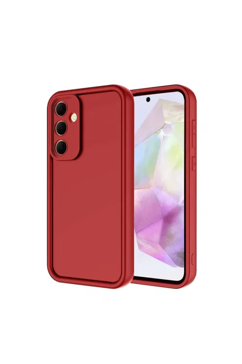 Samsung Galaxy A36 Kılıf Viera Silikon - Kırmızı