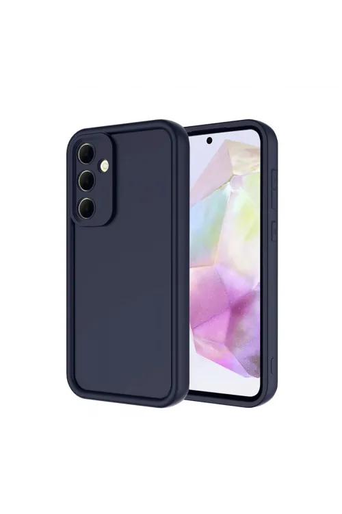 Samsung Galaxy A36 Kılıf Viera Silikon - Lacivert