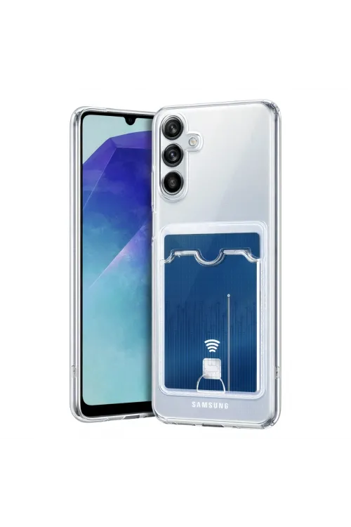 Samsung Galaxy A37 5g Kart Şeffaf Silikon - Şeffaf