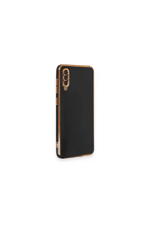 Samsung Galaxy A50 Kılıf Volet Silikon - Siyah