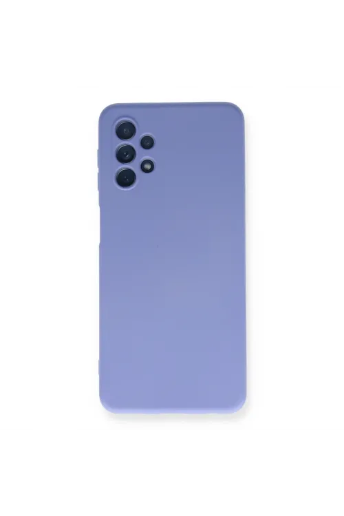 Samsung Galaxy A52 Kılıf Nano İçi Kadife Silikon - Lila