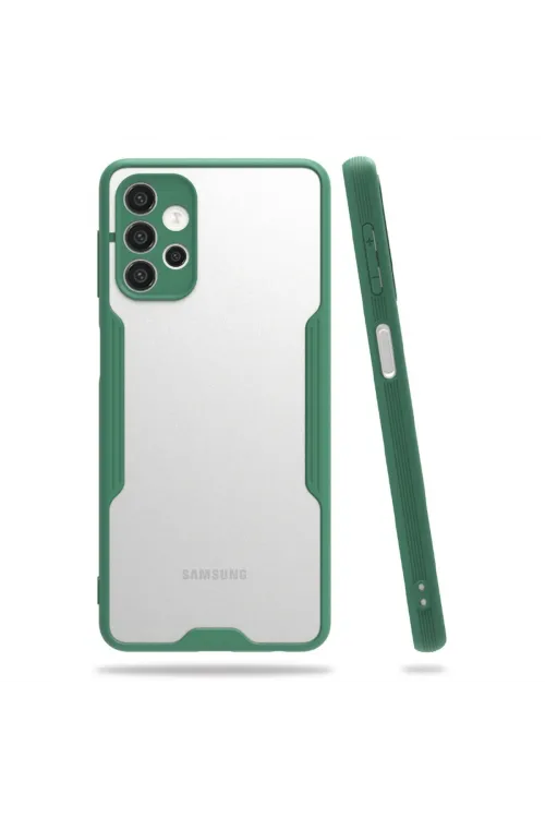 Samsung Galaxy A52 Kılıf Platin Silikon - Yeşil