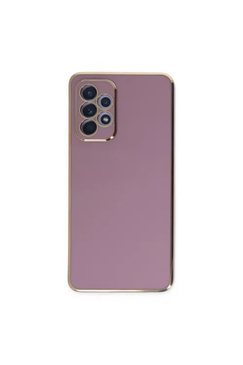 Samsung Galaxy A52 Kılıf Volet Silikon - Mor