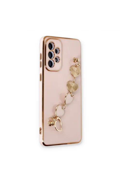 Samsung Galaxy A53 5g Kılıf Esila Silikon - Pudra