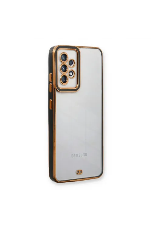 Samsung Galaxy A53 5g Kılıf Liva Lens Silikon - Siyah