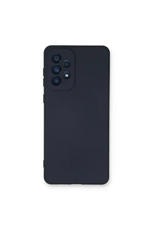 Samsung Galaxy A53 5g Kılıf Nano İçi Kadife Silikon - Lacivert