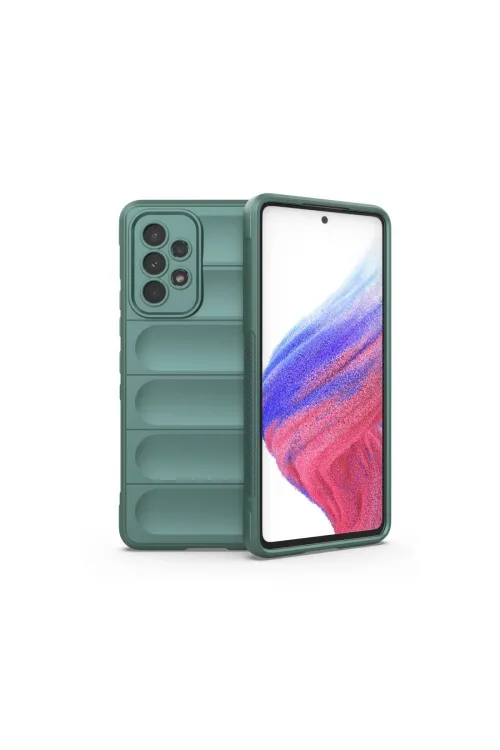 Samsung Galaxy A53 5g Kılıf Optimum Silikon - Koyu Yeşil