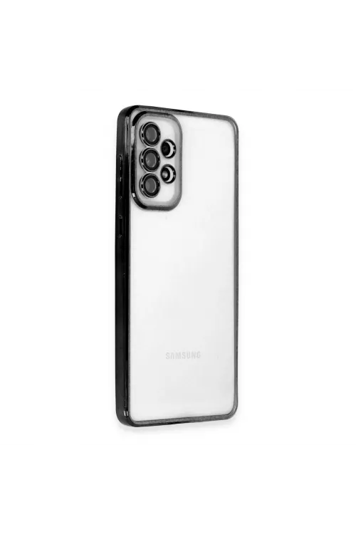 Samsung Galaxy A53 5g Kılıf Razer Lensli Silikon - Siyah