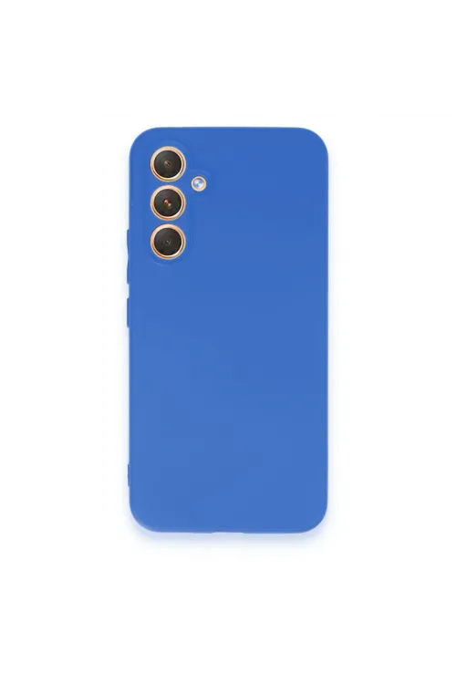 Samsung Galaxy A54 5g Kılıf First Silikon - Mavi
