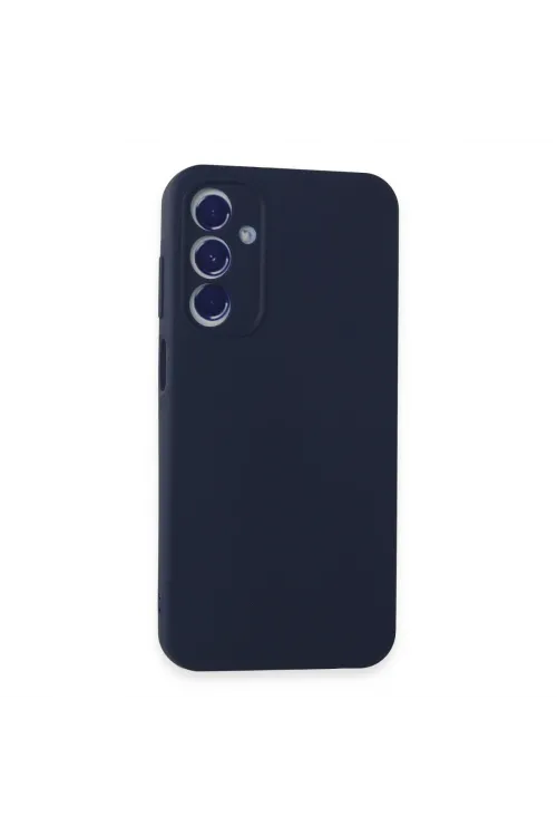 Samsung Galaxy A55 5g Kılıf First Silikon - Lacivert
