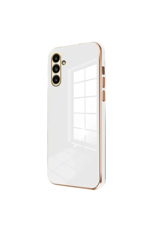 Samsung Galaxy A55 5g Kılıf Volet Silikon - Beyaz