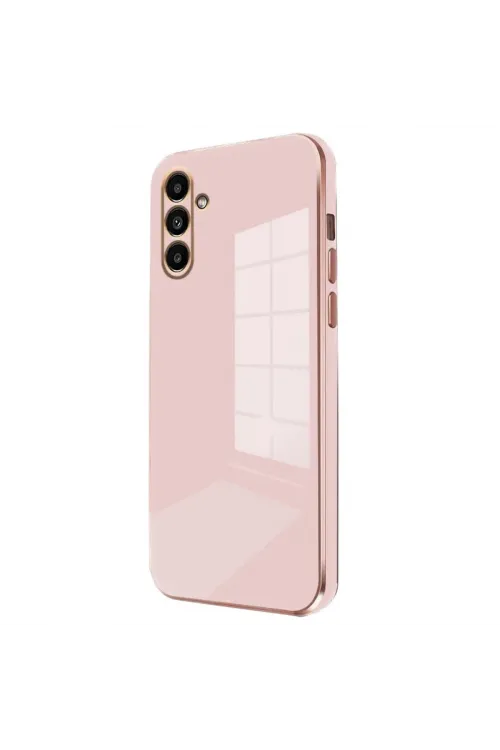 Samsung Galaxy A55 5g Kılıf Volet Silikon - Pembe