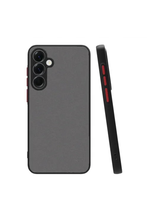 Samsung Galaxy A56 Kılıf Montreal Silikon Kapak - Siyah