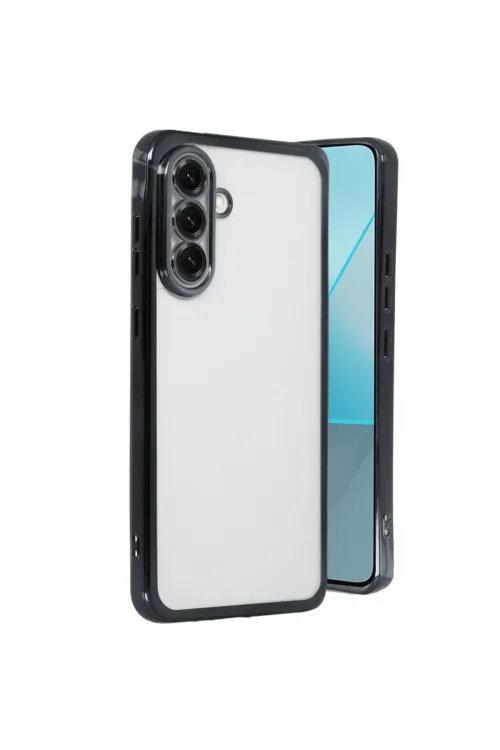 Samsung Galaxy A56 Kılıf Razer Lensli Silikon - Siyah
