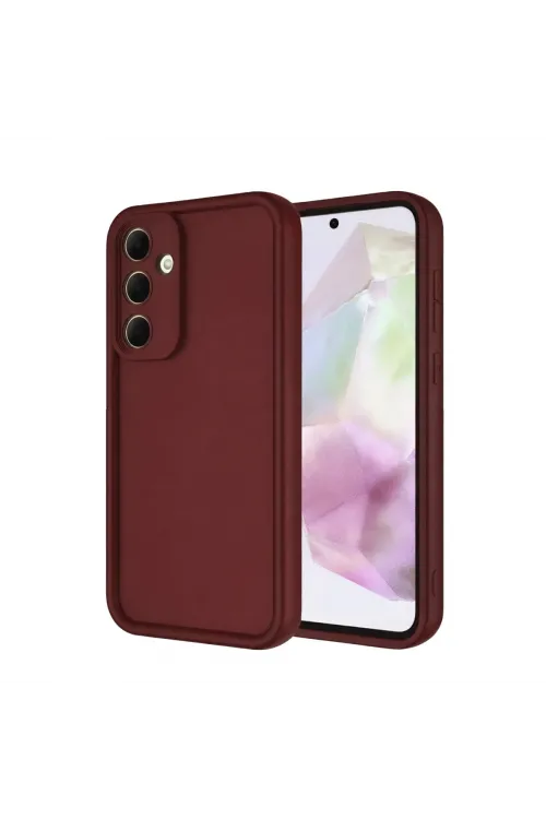 Samsung Galaxy A56 Kılıf Viera Silikon - Bordo