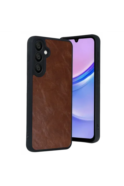 Samsung Galaxy A57 5g Aras Deri Kapak - Taba