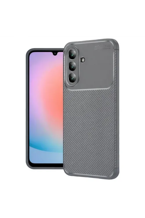 Samsung Galaxy A57 5g Auto Focus Karbon Kapak - Gri