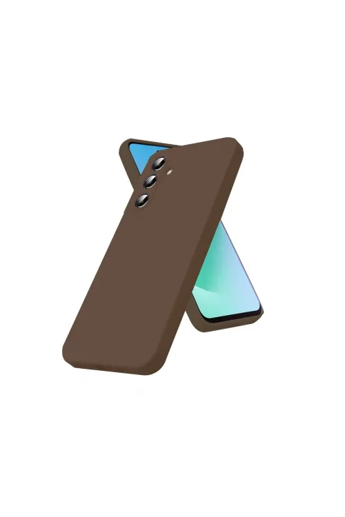 Samsung Galaxy A57 5g First Silikon - Kahverengi