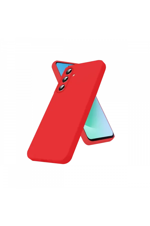 Samsung Galaxy A57 5G First Silikon - Kırmızı