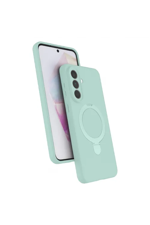 Samsung Galaxy A57 5g Regal Magsafe Standlı Kapak - Su Yeşili