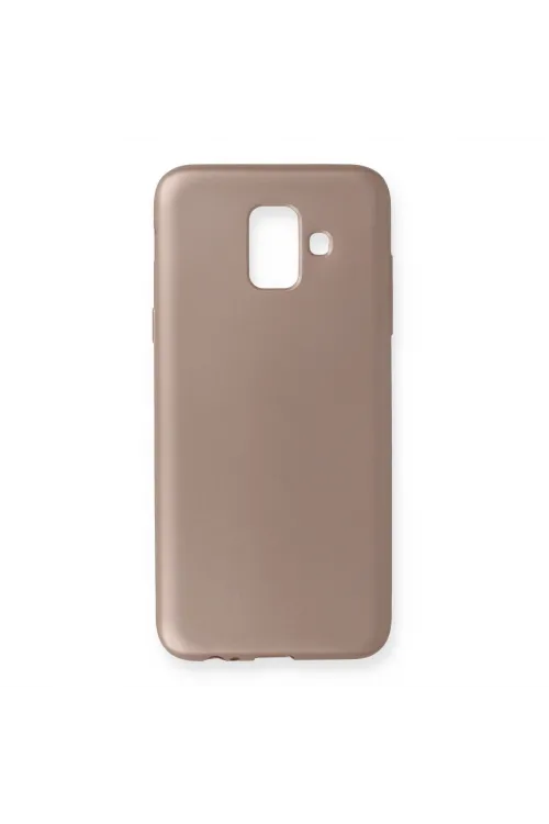 Samsung Galaxy A6 2018 Kılıf First Silikon - Rose Gold