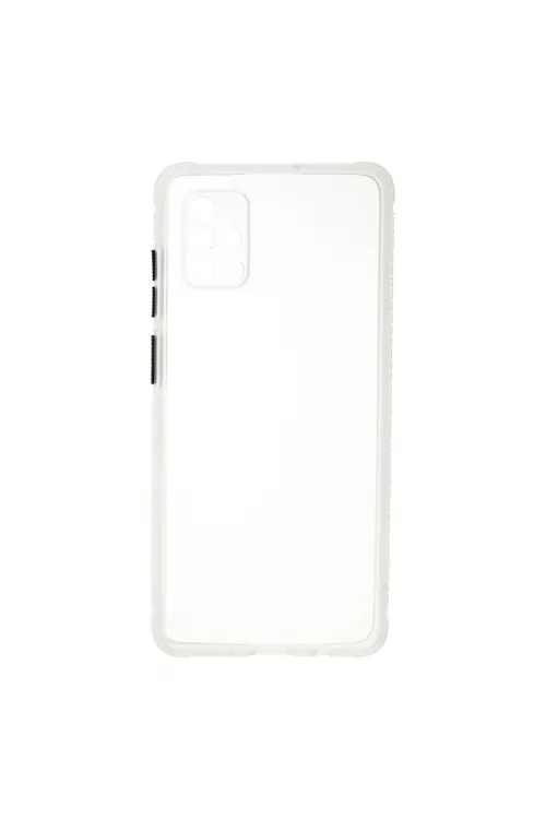 Samsung Galaxy A71 Kılıf Miami Şeffaf Silikon - Şeffaf
