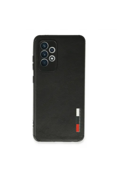 Samsung Galaxy A72 Kılıf Loop Deri Silikon - Siyah