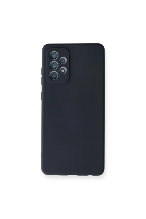 Samsung Galaxy A72 Kılıf Nano İçi Kadife Silikon - Lacivert