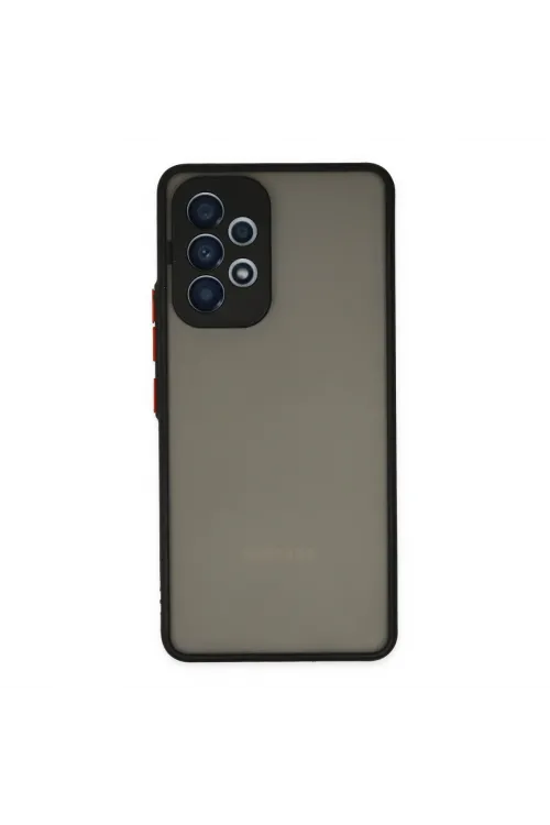 Samsung Galaxy A73 5g Kılıf Montreal Silikon Kapak - Siyah