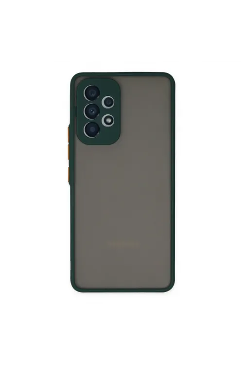 Samsung Galaxy A73 5g Kılıf Montreal Silikon Kapak - Yeşil