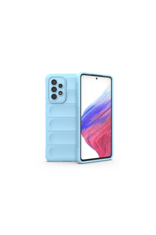 Samsung Galaxy A73 5g Kılıf Optimum Silikon - Sky Blue