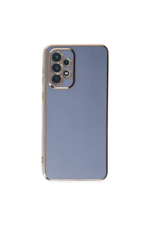 Samsung Galaxy A73 5g Kılıf Volet Silikon - Mavi