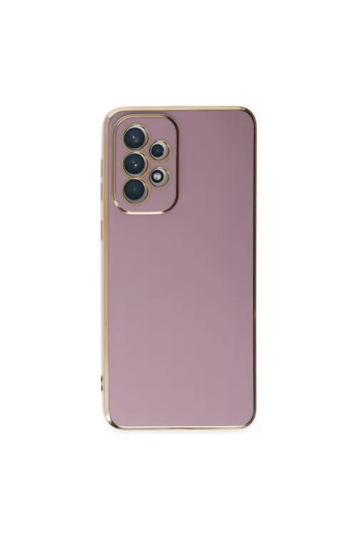 Samsung Galaxy A73 5g Kılıf Volet Silikon - Mor