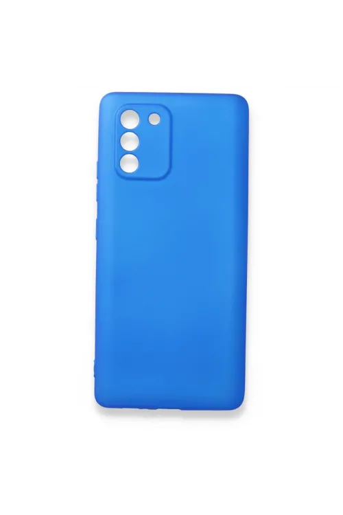 Samsung Galaxy A91 / S10 Lite Kılıf First Silikon - Mavi