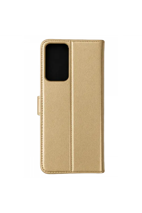 Samsung Galaxy A91 / S10 Lite Trend S Plus Kapaklı Kılıf - Gold
