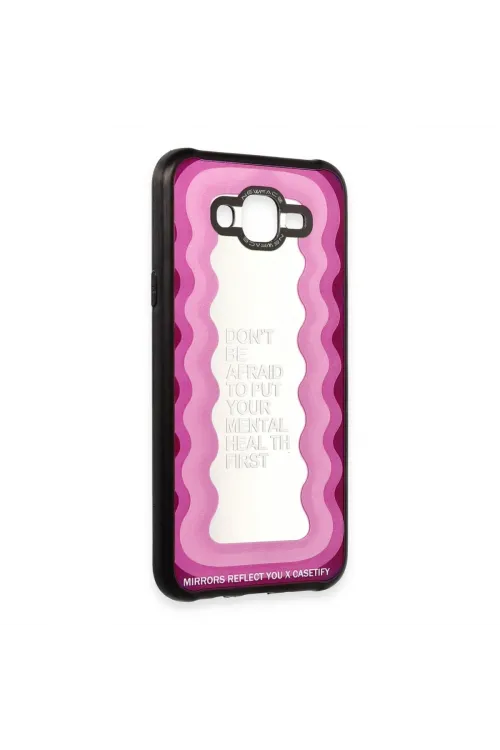Samsung Galaxy J7 Kılıf Mirror Desenli Kapak - Mirror - 11