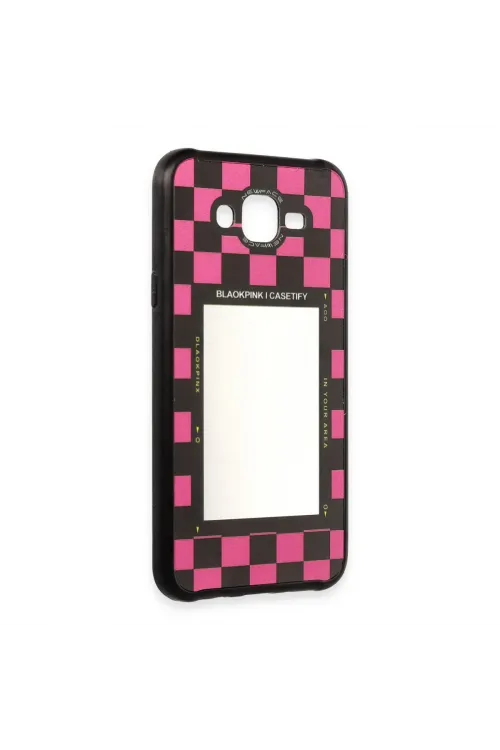 Samsung Galaxy J7 Kılıf Mirror Desenli Kapak - Mirror - 8