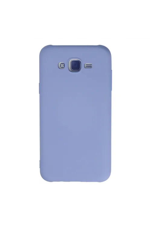 Samsung Galaxy J7 Kılıf Nano İçi Kadife Silikon - Lila