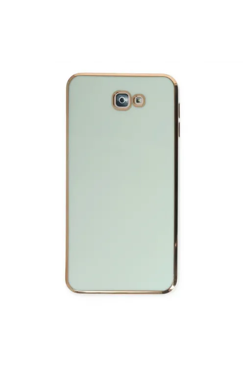 Samsung Galaxy J7 Prime Kılıf Volet Silikon - Açık Yeşil