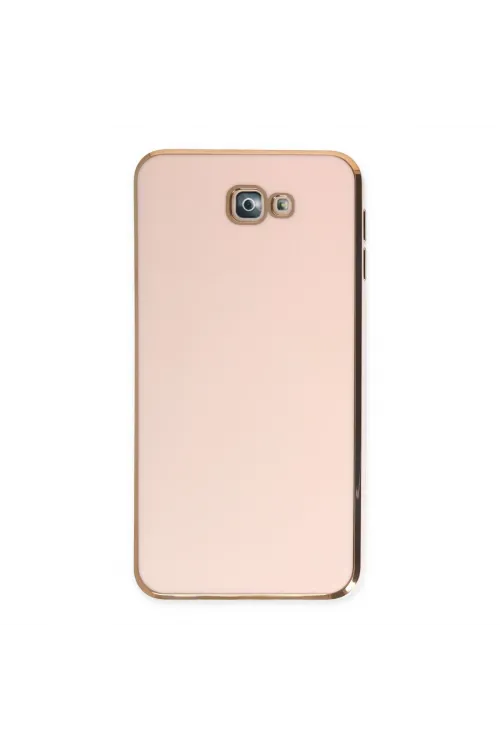 Samsung Galaxy J7 Prime Kılıf Volet Silikon - Pembe