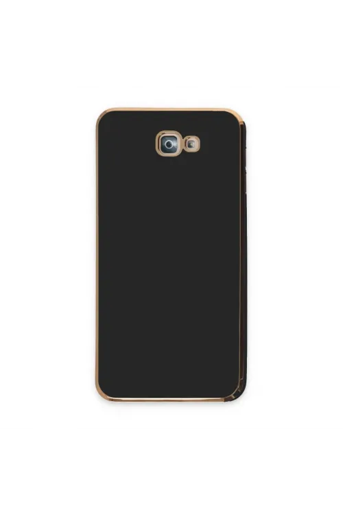 Samsung Galaxy J7 Prime Kılıf Volet Silikon - Siyah