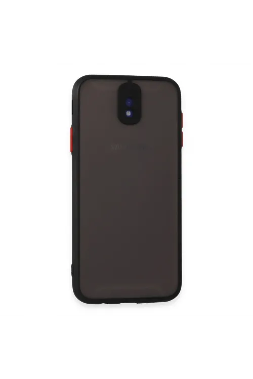 Samsung Galaxy J7 Pro / J730 Kılıf Montreal Silikon Kapak - Siyah