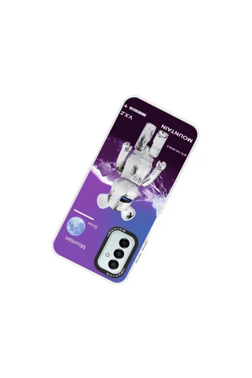 Samsung Galaxy M13 Kılıf Estoril Desenli Kapak - Estoril - 8